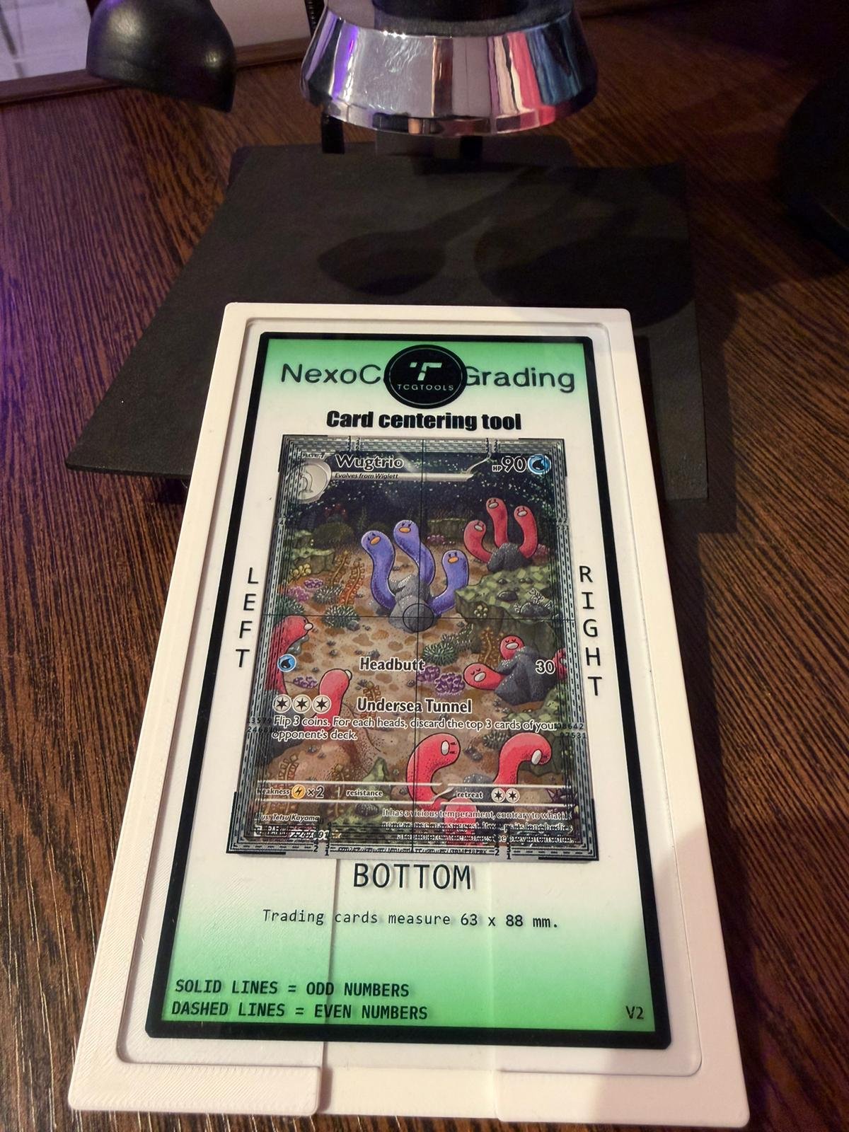 NexoCards Card Centering Tool